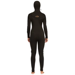Billabong 5/4 Synergy Chest Zip Hooded Wetsuit - Big Girls' -Deals 686 Store billabong 5 4 synergy chest zip hooded wetsuit big girls 2
