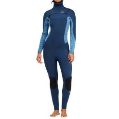 Billabong 5/4 Synergy Chest Zip Hooded Wetsuit - Women's -Deals 686 Store billabong 5 4 synergy chest zip hooded wetsuit women s 3