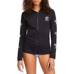 Billabong Core Surfdaze Long Sleeve Hooded Rashguard - Women's -Deals 686 Store billabong core surfdaze long sleeve hooded rashguard women s 4