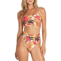 Billabong Tropic Nights Bandeau Bikini Top - Women's -Deals 686 Store billabong tropic nights bandeau bikini top women s 3